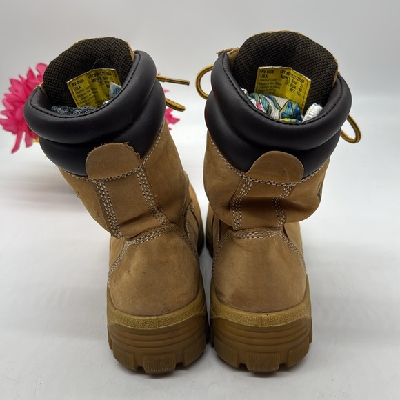 Herman Survivors Tan Lace-Up Work Boots Size 7.5 - Picture 3 of 7